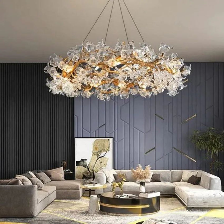 Datura Flower Modern Dining Branch Chandelier