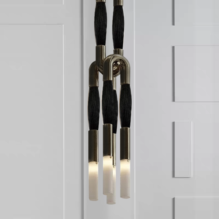 Horsehair Pendant Light