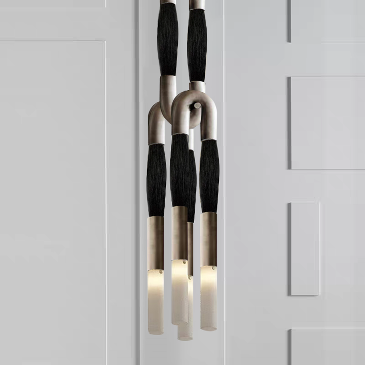 Horsehair Pendant Light