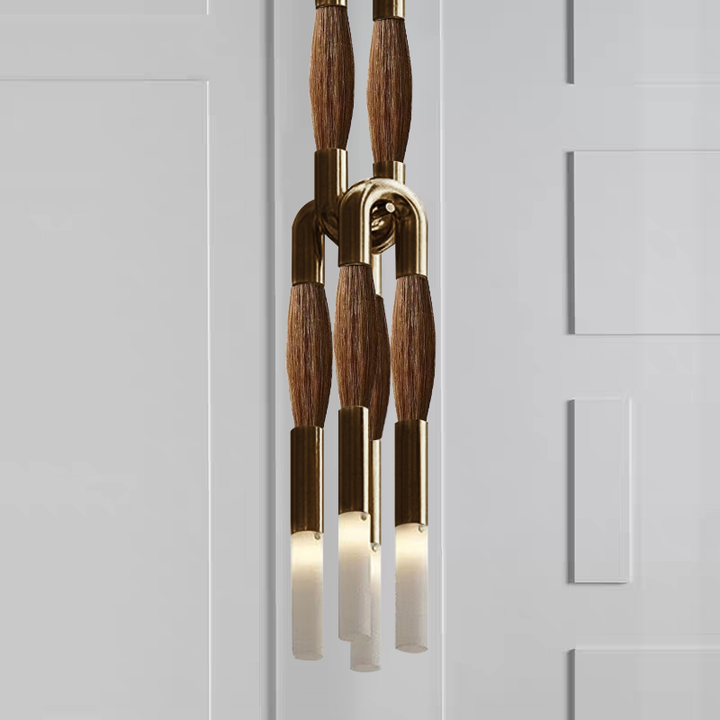 Horsehair Pendant Light