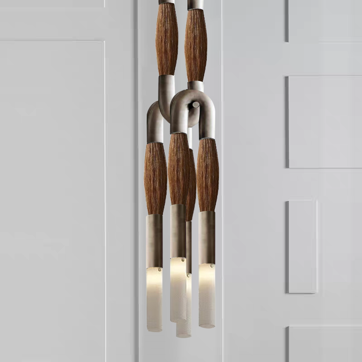 Horsehair Pendant Light
