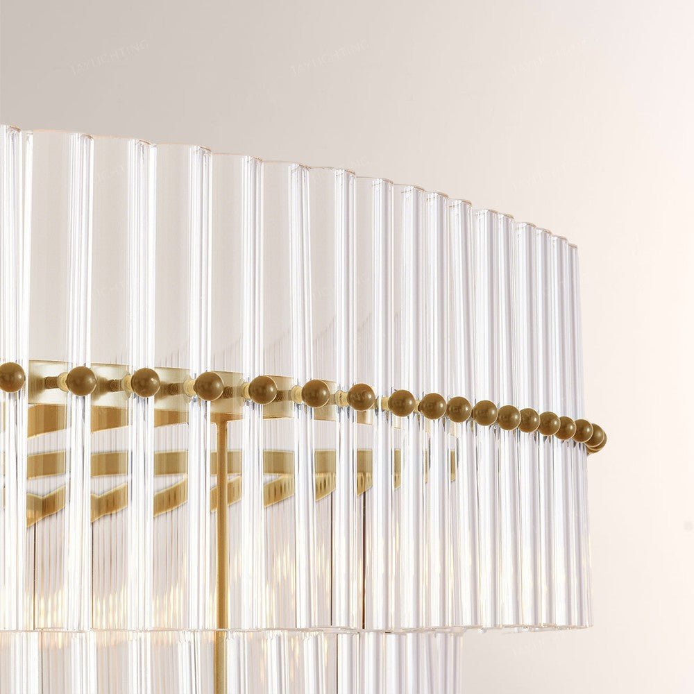 Malin Crystal Round 2-Tiered Chandelier