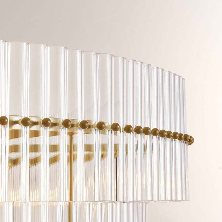 Malin Crystal Round 2-Tiered Chandelier