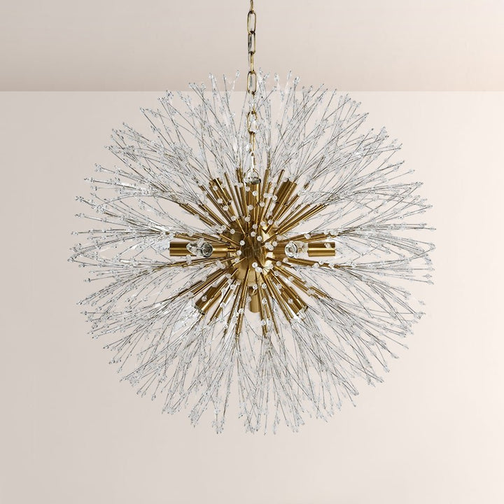 Sunpetal Round Chandelier 30"D