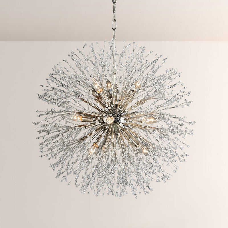 Sunpetal Round Chandelier 30"D