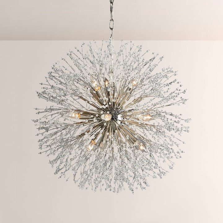Sunpetal Round Chandelier 30"D