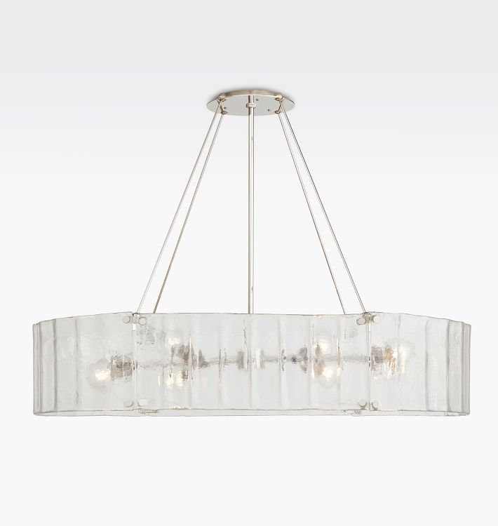 Willamette Glass Linear Chandelier 48''