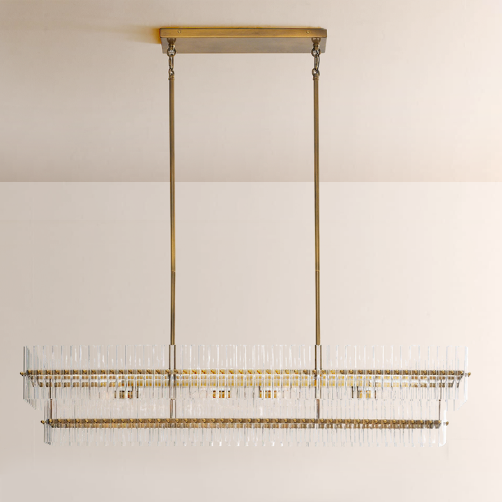 Miky Crystal Linear Chandelier