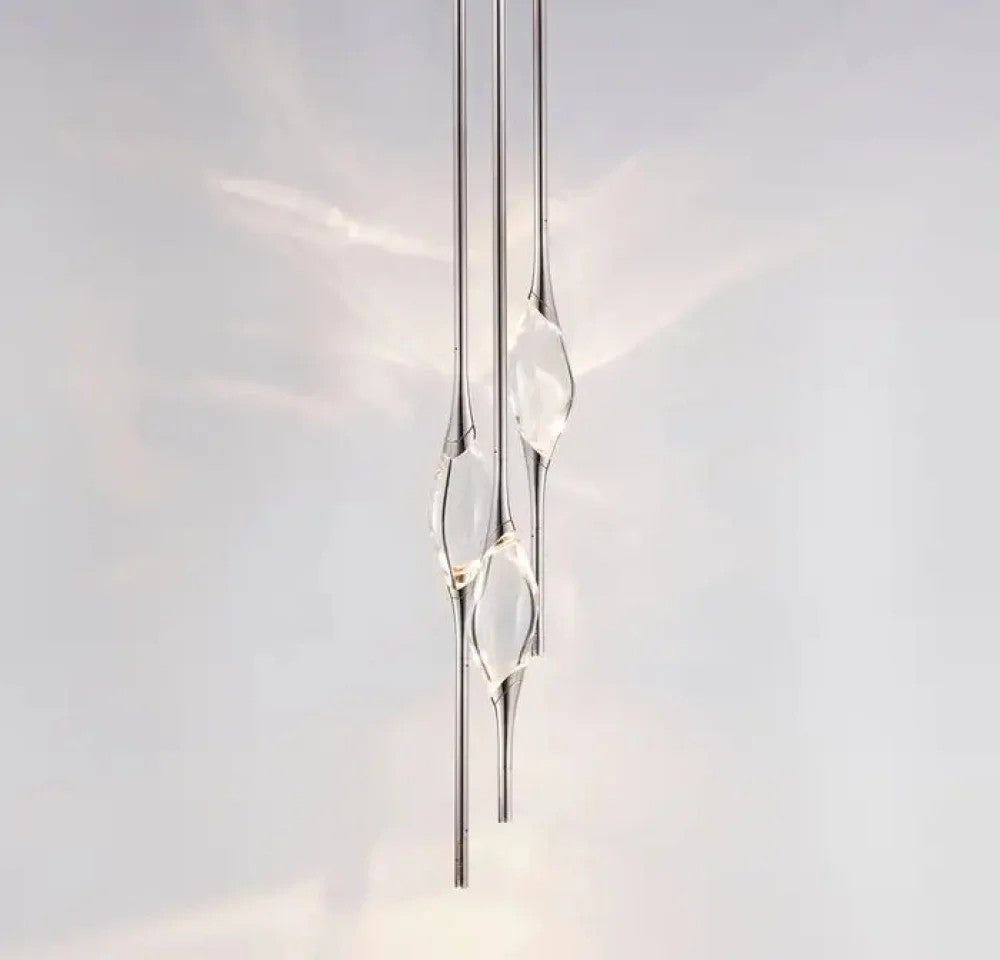 Pezzo 3 Light Crystal Chandelier