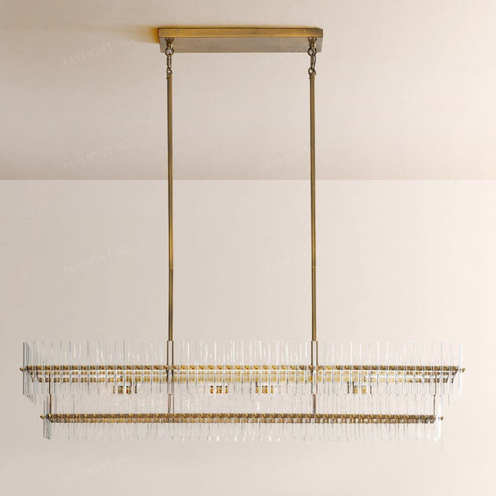 Malin Crystal Linear Chandelier