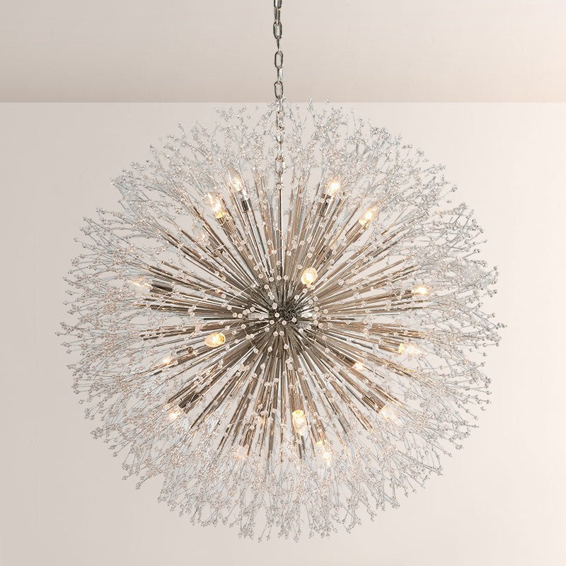 Sunpetal Round Chandelier 43"D