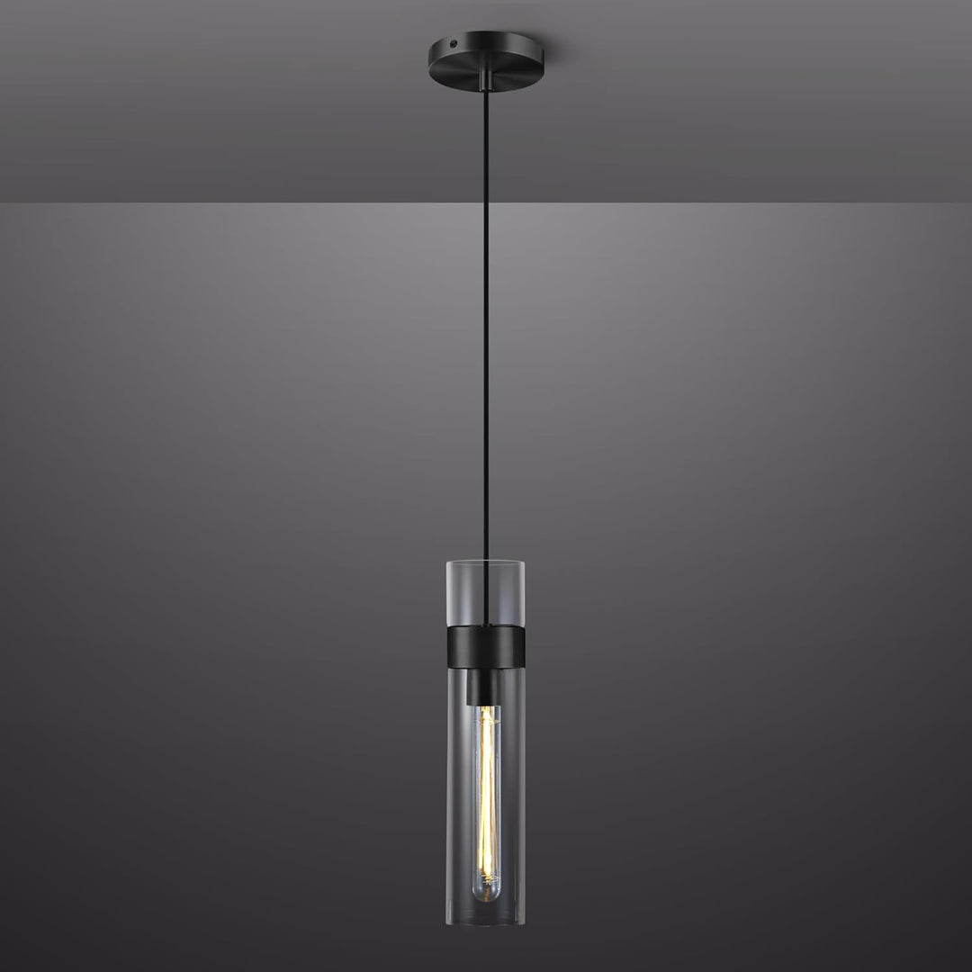 Glass Tube Pendant Light