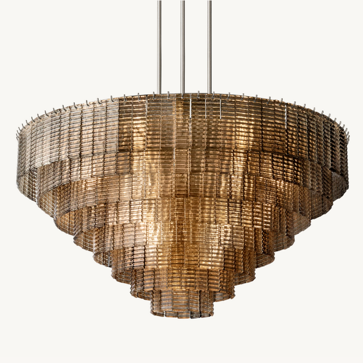 Samurai Smoke Round Chandelier 52‘’D