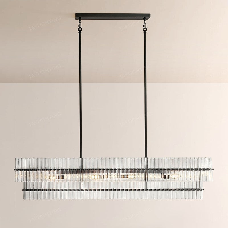 Malin Crystal Linear Chandelier
