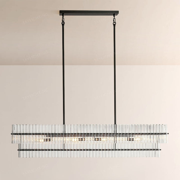 Malin Crystal Linear Chandelier