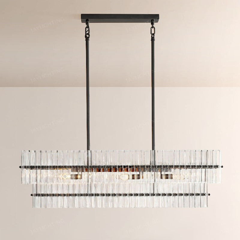 Malin Crystal Linear Chandelier