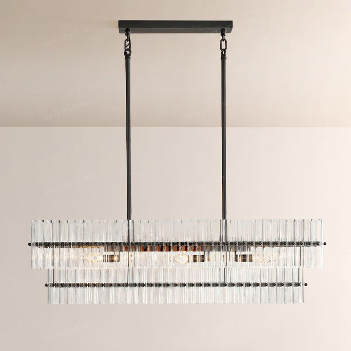 Malin Crystal Linear Chandelier