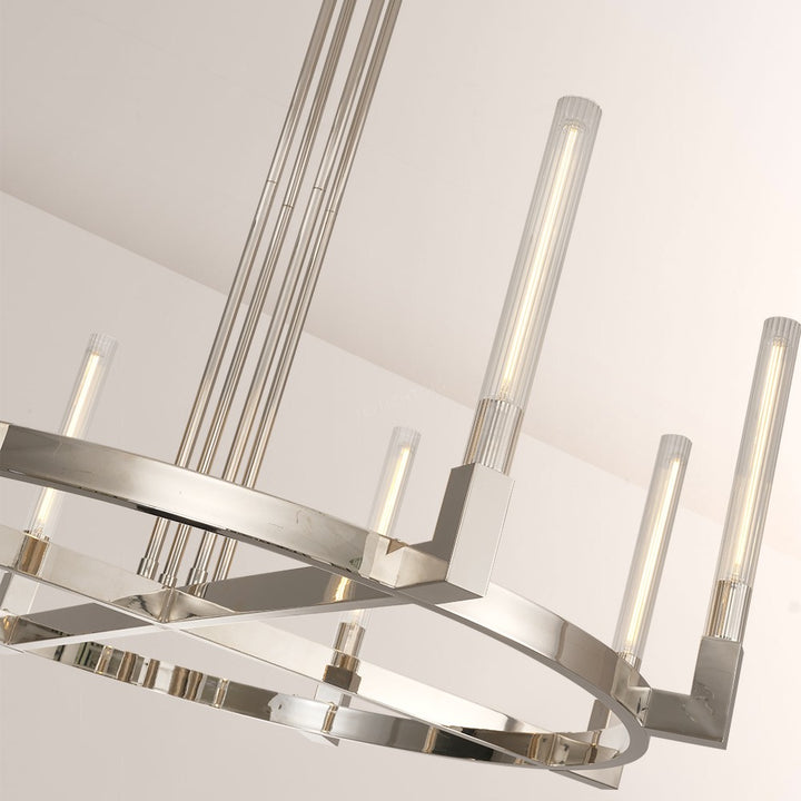 Cannel Round Chandelier 48''