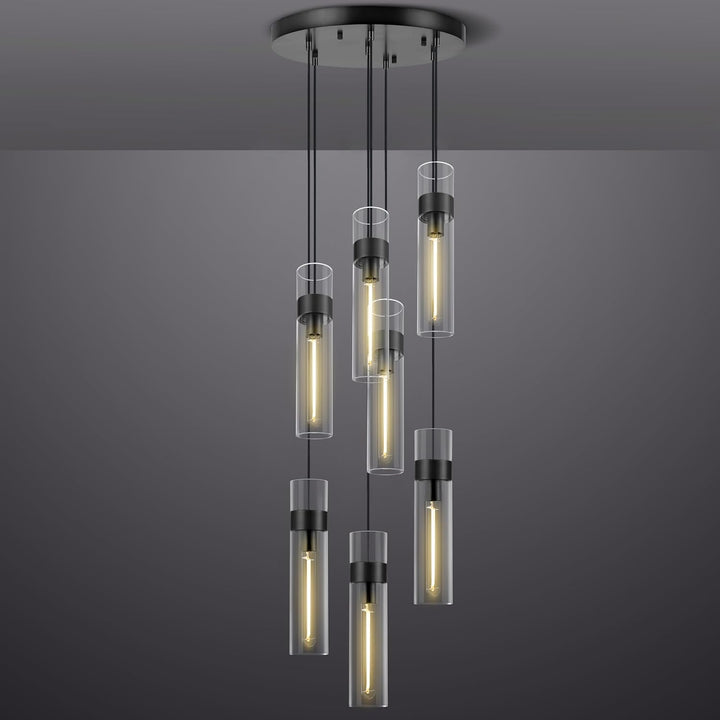 Glass Tube Pendant Light