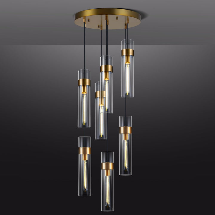 Glass Tube Pendant Light