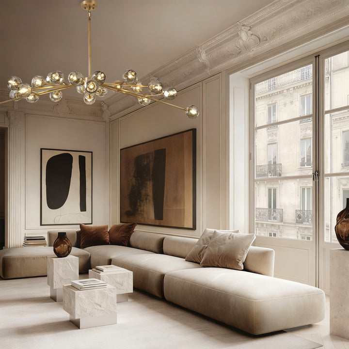 Crespo Oval Chandelier 72"