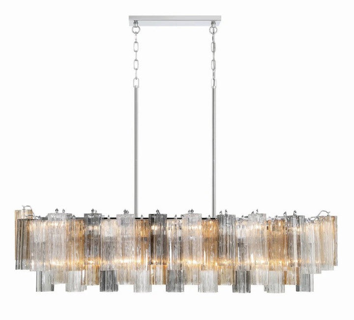 Eddifod Linear 14-Light Chandelier