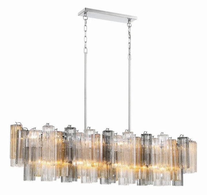 Eddifod Linear 14-Light Chandelier