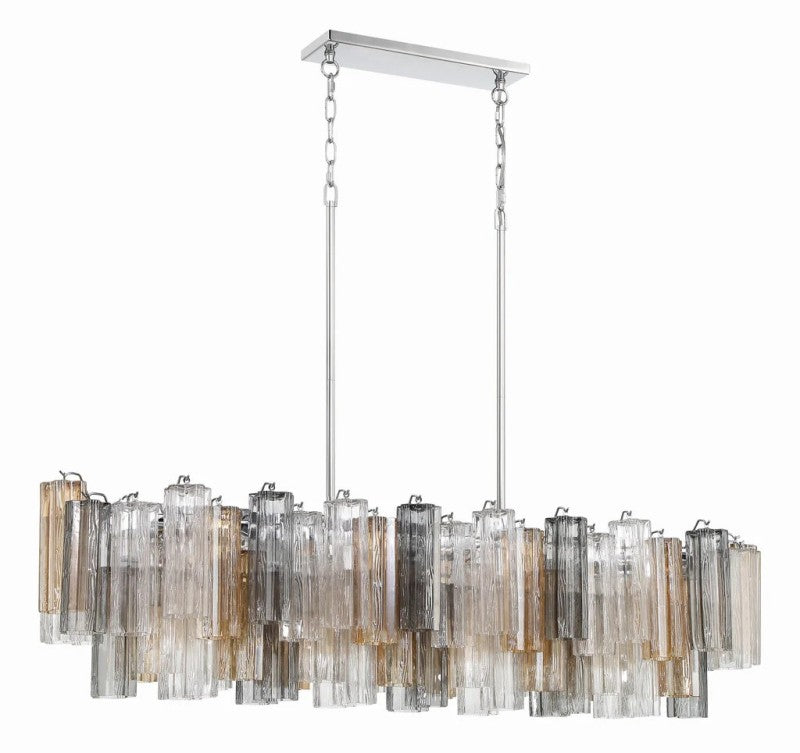 Eddifod Linear 14-Light Chandelier