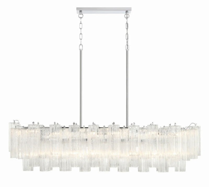 Eddifod Linear 14-Light Chandelier