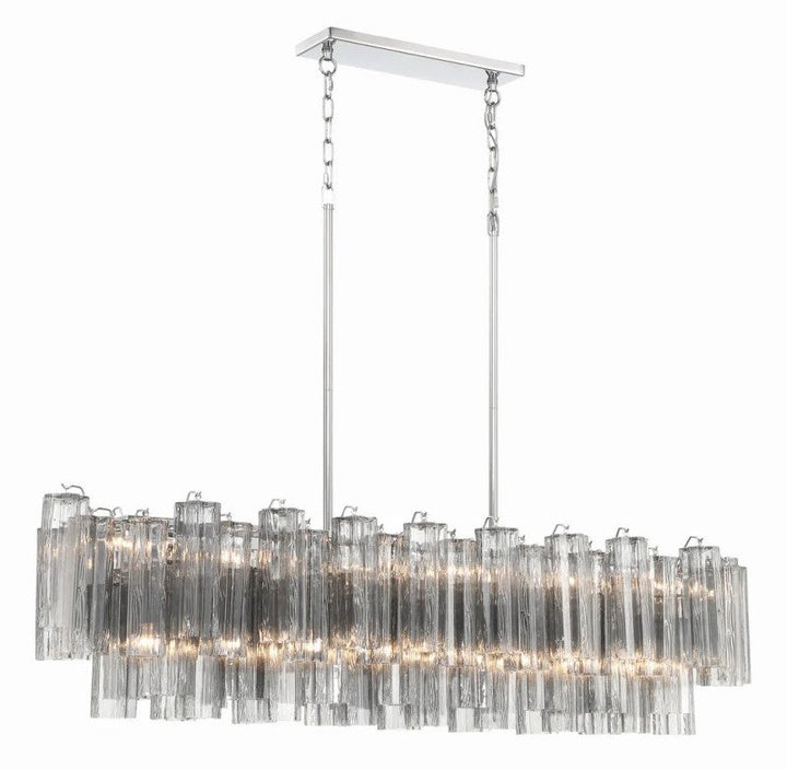 Eddifod Linear 14-Light Chandelier