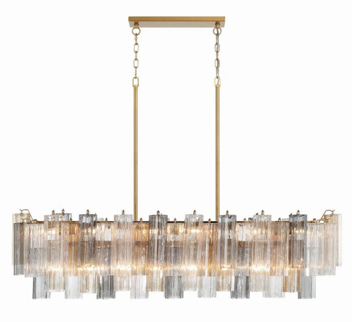 Eddifod Linear 14-Light Chandelier