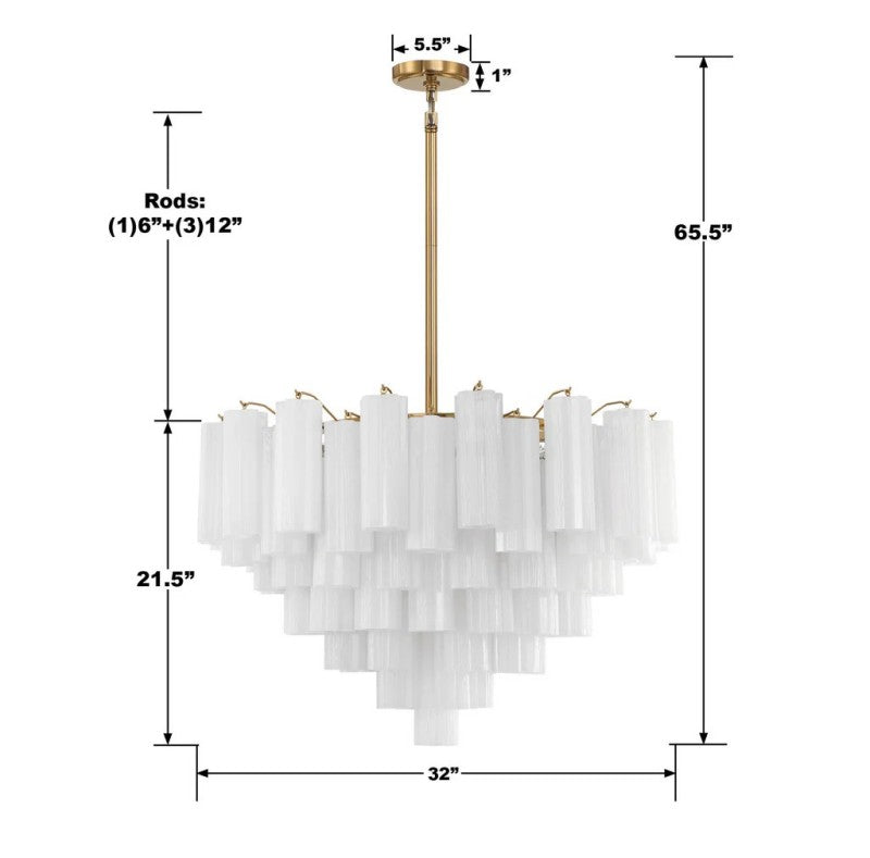 Eddifod Round 16-Light Chandelier