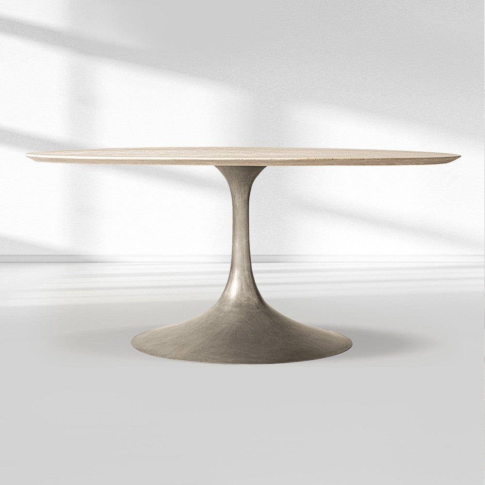 Aerose Stone Round Dining Table