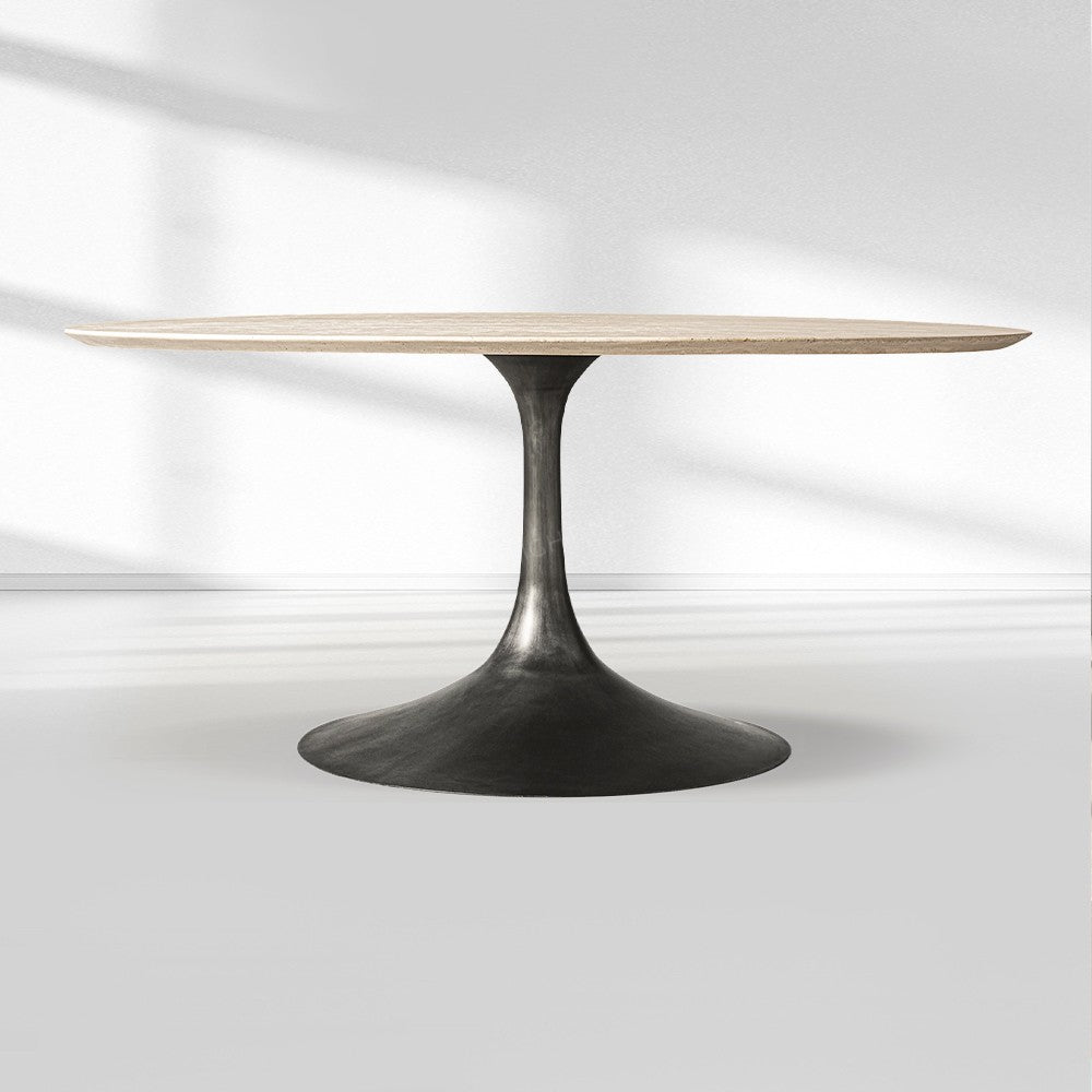 Aerose Stone Round Dining Table