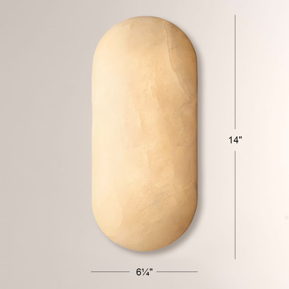Alabaster Riven Sconce 14" 18" 24"