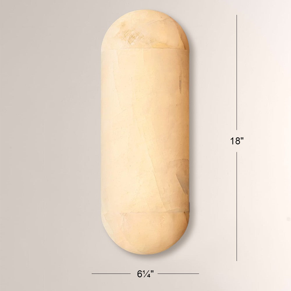 Alabaster Riven Sconce 14" 18" 24"