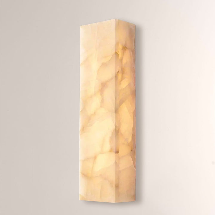 Alabaster Riven Grand Sconce