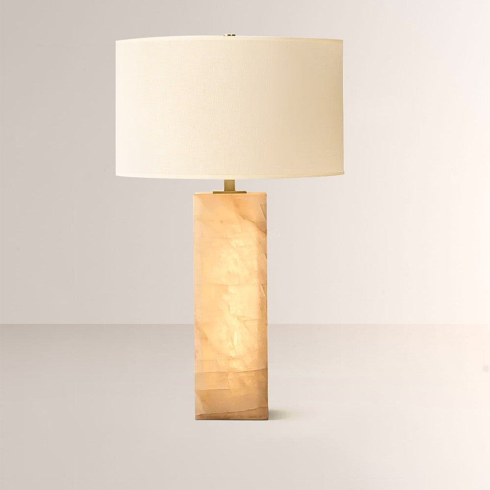 Alabaster Riven Table Lamp