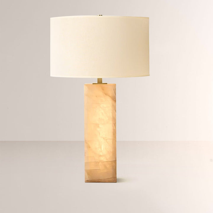 Alabaster Riven Table Lamp