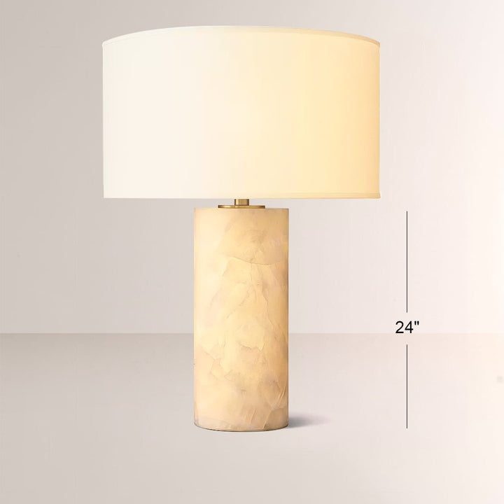 Alabaster Riven Table Lamp