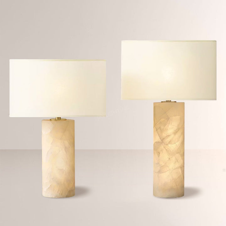 Alabaster Riven Table Lamp