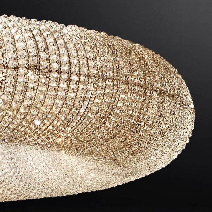 Alison Crystal Round LED Chandelier 32"