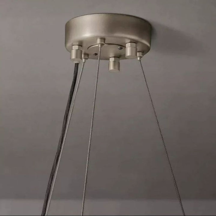 Alison Crystal Round LED Chandelier 41"