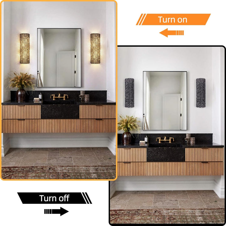 Alison K9 Crystal Wall Sconce 21"