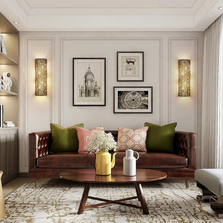 Alison K9 Crystal Wall Sconce 21"