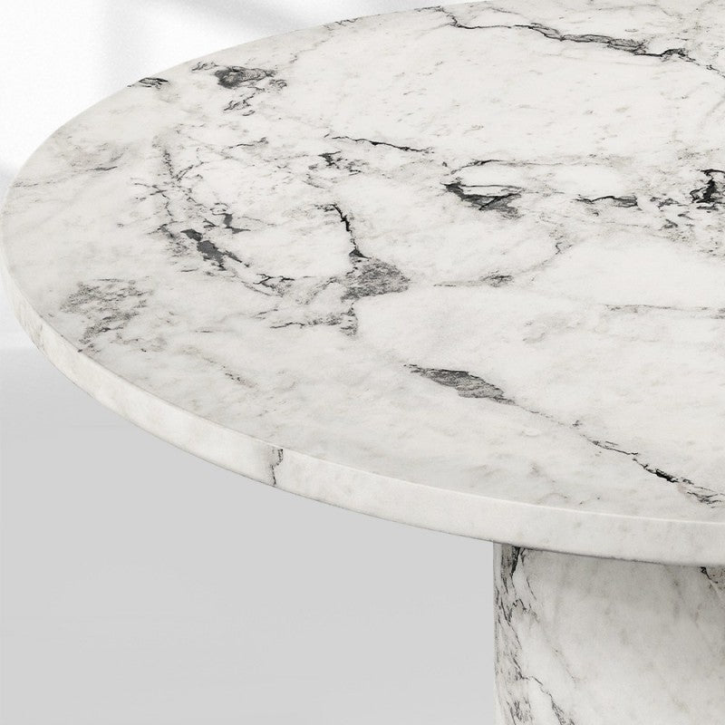 Vitano Carved Round Dining Table 48“D