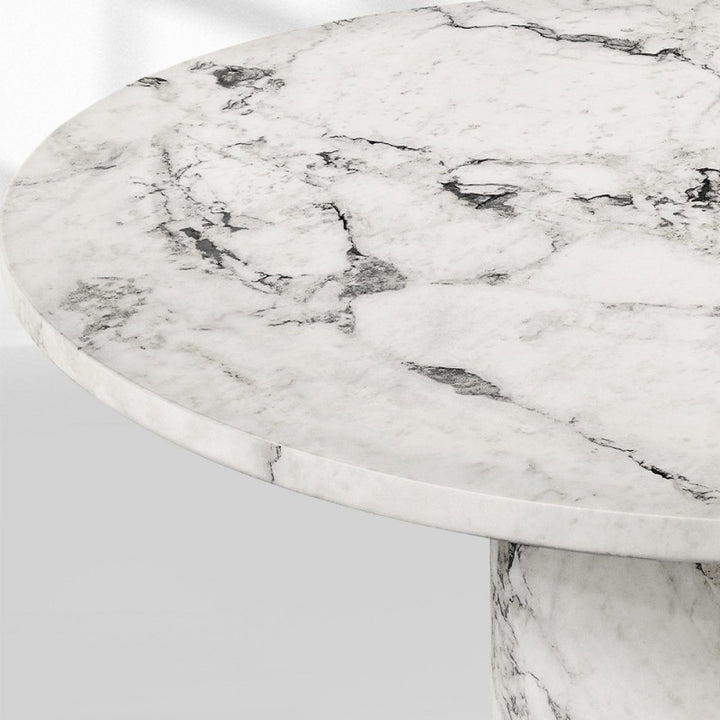 Vitano Carved Round Dining Table 48“D
