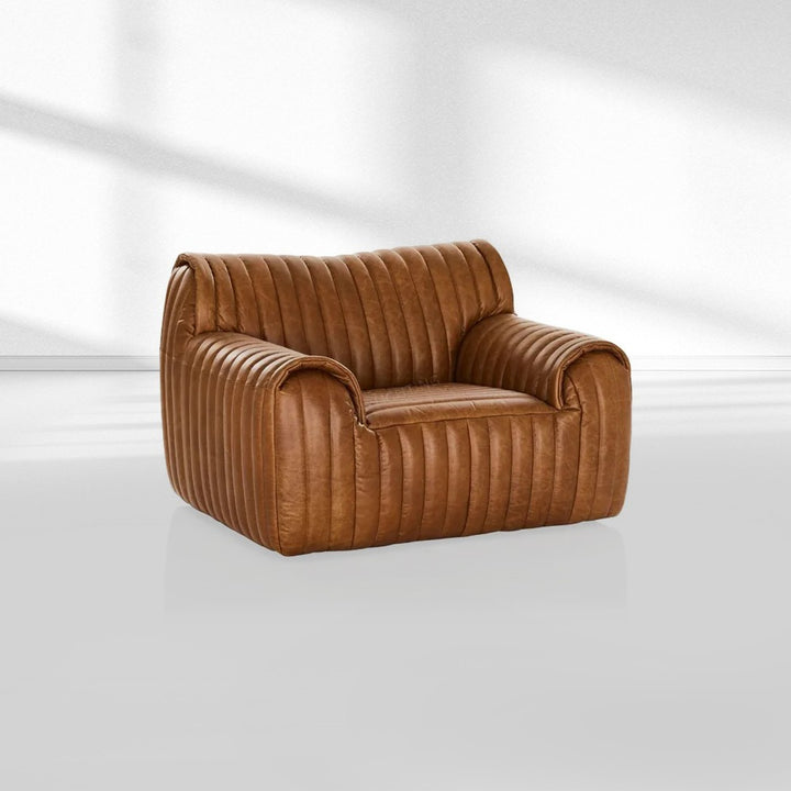 Aspelle Leather Occasional Chair