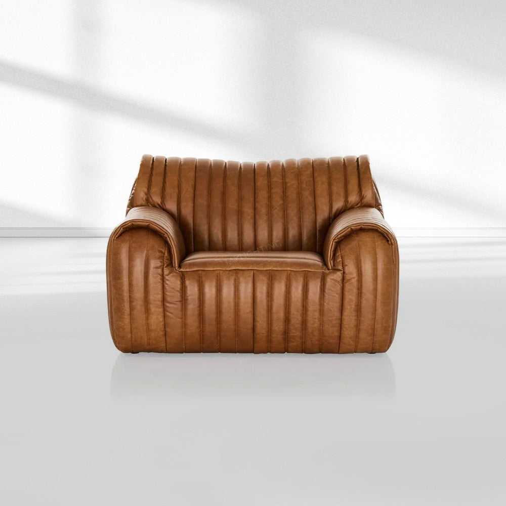 Aspelle Leather Occasional Chair