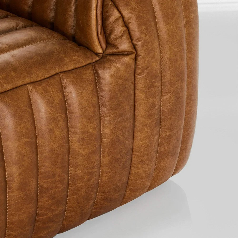 Aspelle Leather Occasional Chair